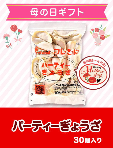 ＜母の日ギフト＞パーティーぎょうざ